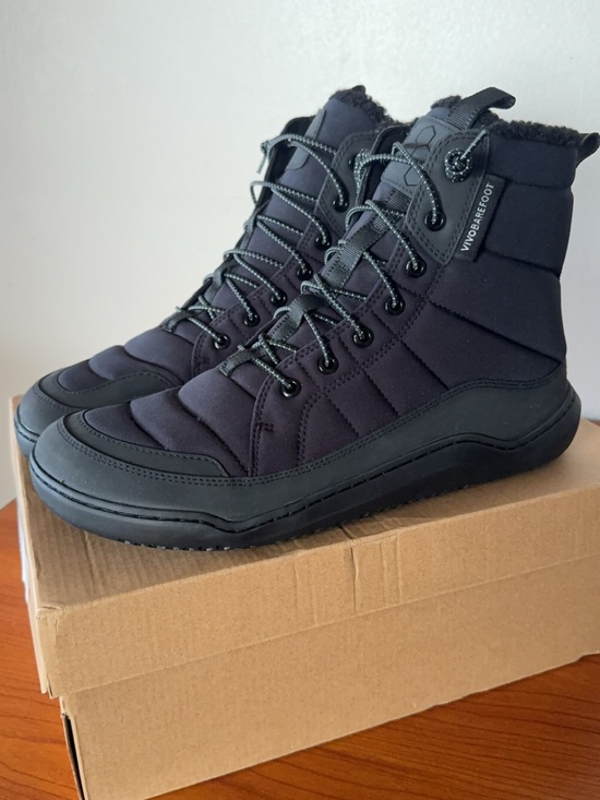Vivo barefoot Other - Vivobarefoot Gobi Hiber Men's EU 43 US 10 Obsidian Winter Boots Barefoot NEW